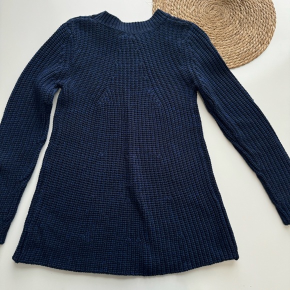 Joe Fresh Blue Long Sleeve Knit‎ Sweater Top Size Small - Picture 7 of 9